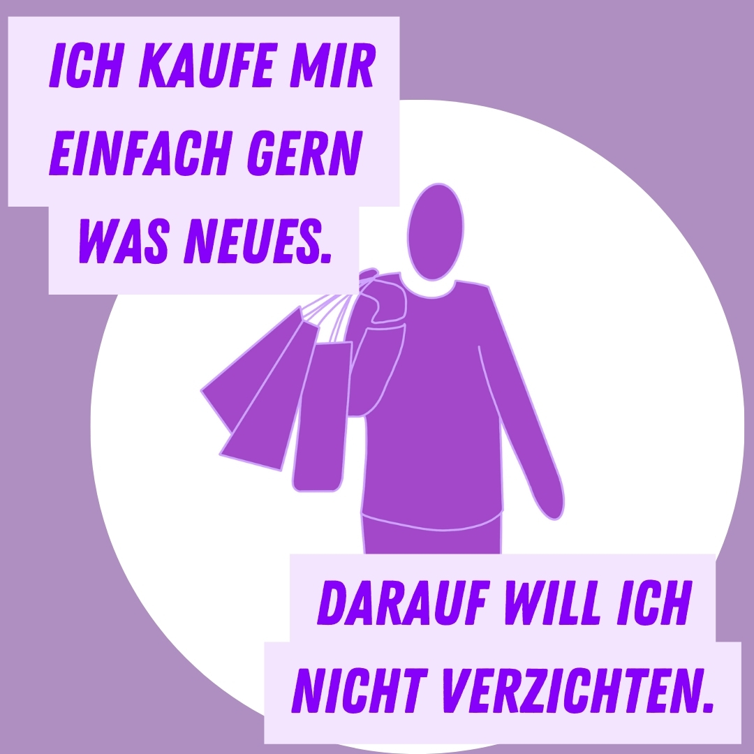Ich kaufe mir gerne etwas Neues